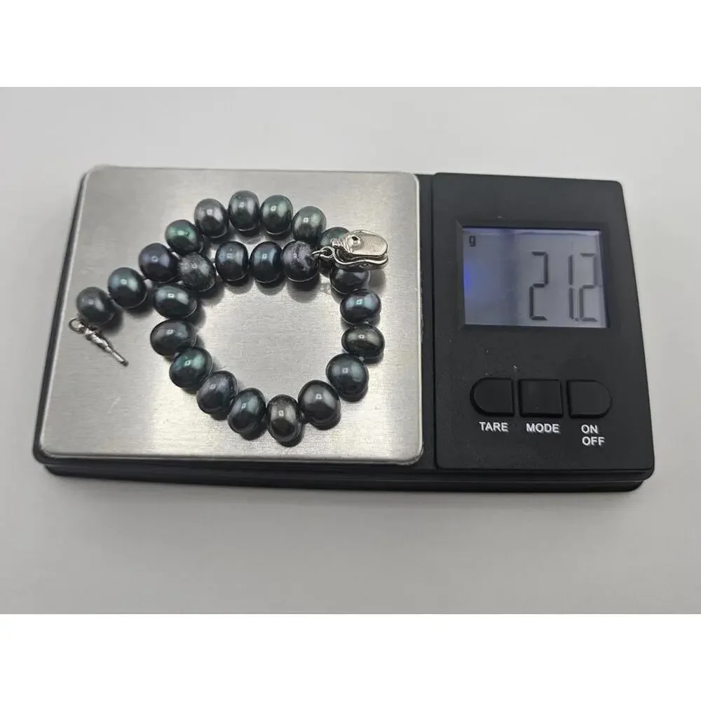 7.5in Black Pearl Bracelet - Picture 11 of 11